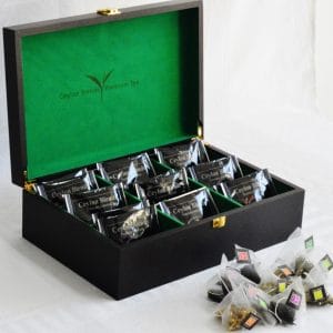 CEYLON BLENDS WOODEN TEA CHEST