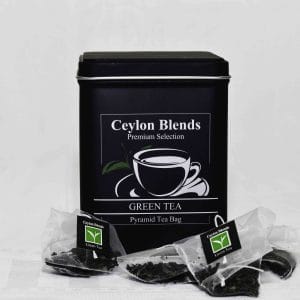 PURE GREEN TEA 20 PYRAMID BAGS GIFT CANISTER